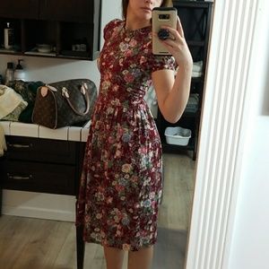Vintage Handmade Midi Shift Dress
